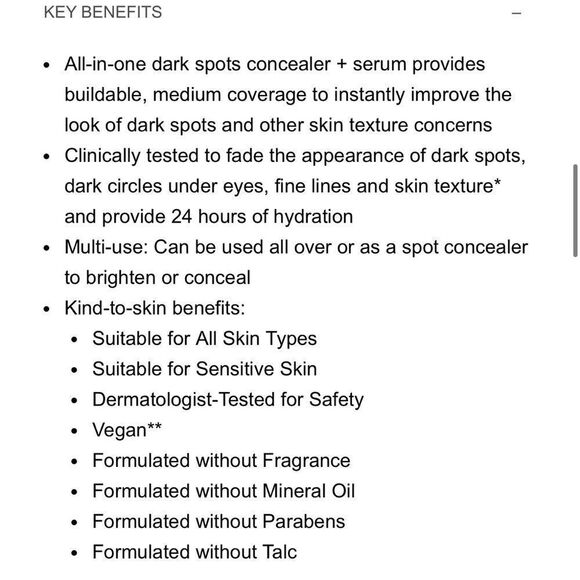 🌷 IT Cosmetics Fair Light 11 Bye Bye Dark Spots Concealer + Serum FullSz - Picture 11 of 14